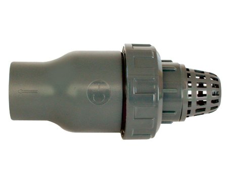 Обратный клапан 90 mm с фильтром грубой очистки