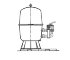 Фильтровальная установка 600, 14 м³ / ч, 230 В, 6-позиционный боковой клапан (с насосом Bettar Top 14)