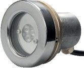 светодиодный индикатор, 3 светодиода - 1 260 лм, 24 В, белый цвет, 5 м кабель 2 х 0,75 мм²
