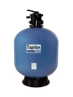 Фильтровальная ёмкость Tagelus, TA 100, 762 мм, 22 м³/ч, 6-позиционный верхний вентиль (материал стеклопластик)