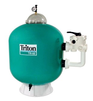 Фильтровальная ёмкость Triton, TR 40, 480 мм, 9 м³/ч, 6-позиционный боковой вентиль (материал стеклопластик)
